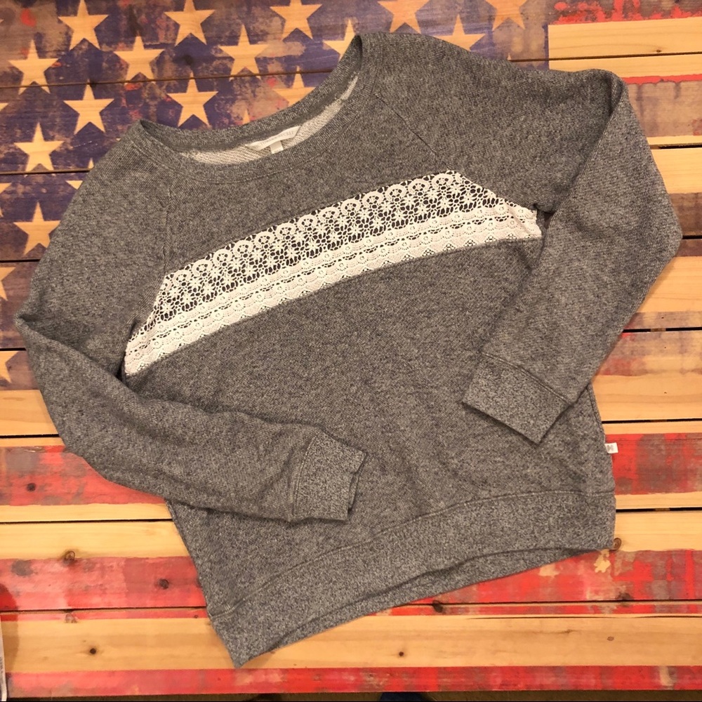 NWOT Victoria’s Secret Lace Embellished Sweatshirt